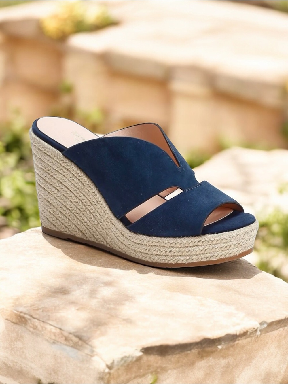 🆕 Kate Spade Sandals Tropez Blue Suede Women’s
